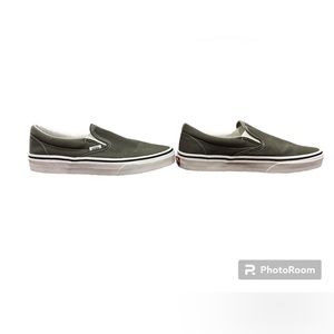 Vans Slip On Grey Size 8.5 Men’s WITH BOX